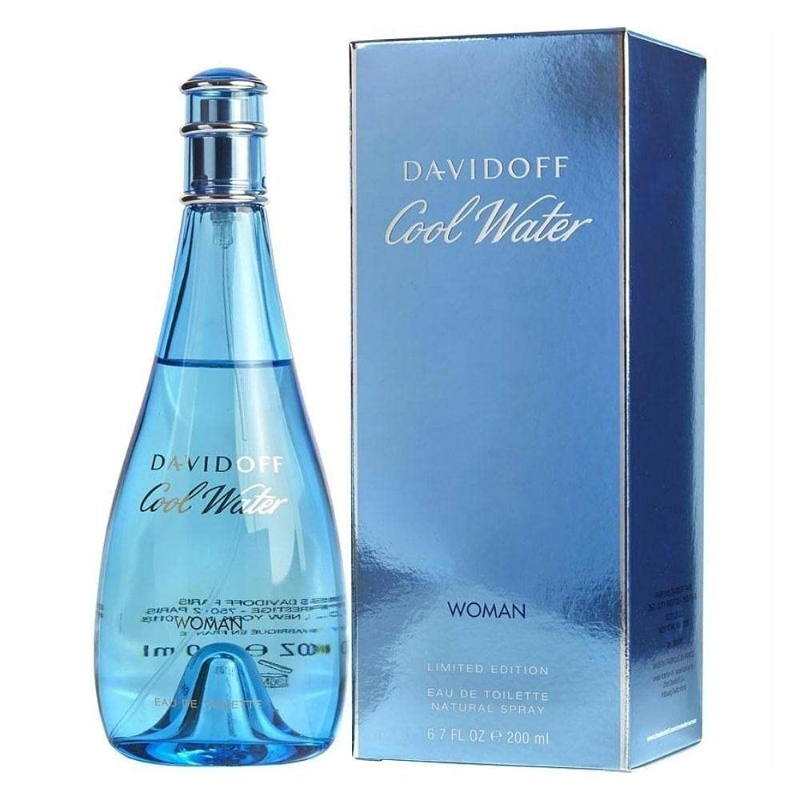 COOL WATER EDT WOMEN 200ML DAVIDOFF DAMA