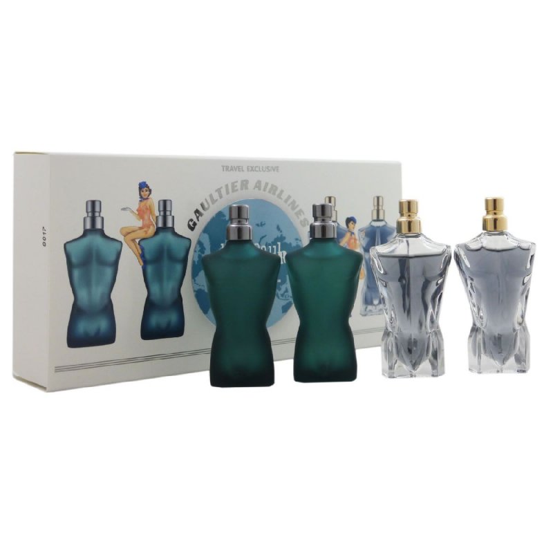JEAN PAUL GAULTIER SET MINIATURAS TRAVELERS EXCLUSIVE LE MALE EDT Y EDP 2X7 ML VARON	
