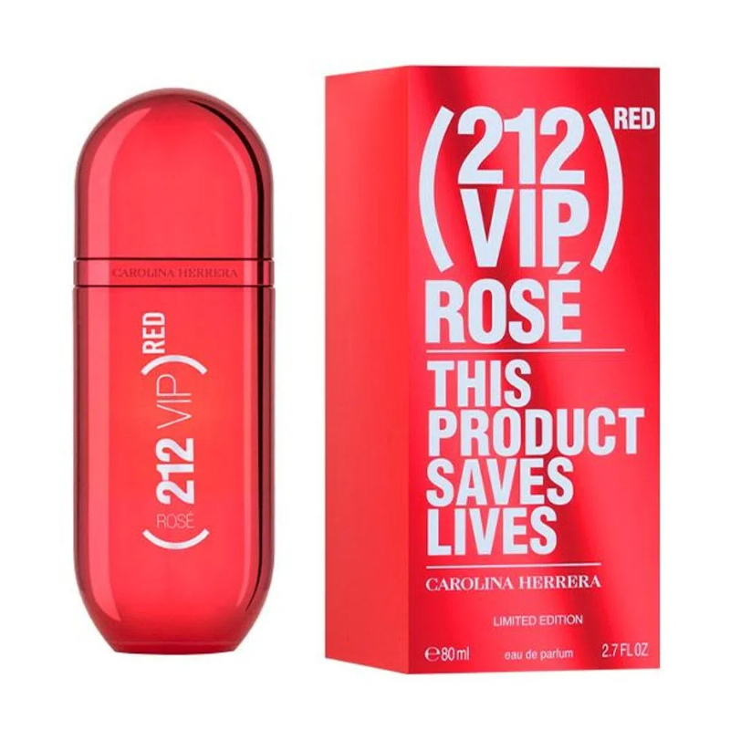 CAROLINA HERRERA 212 VIP ROSE RED 80 ML EDP DAMA