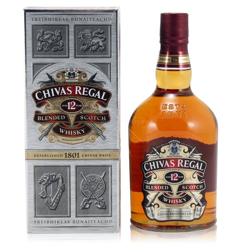 WHISKY CHIVAS REGAL 12 AÑOS 1 LT.