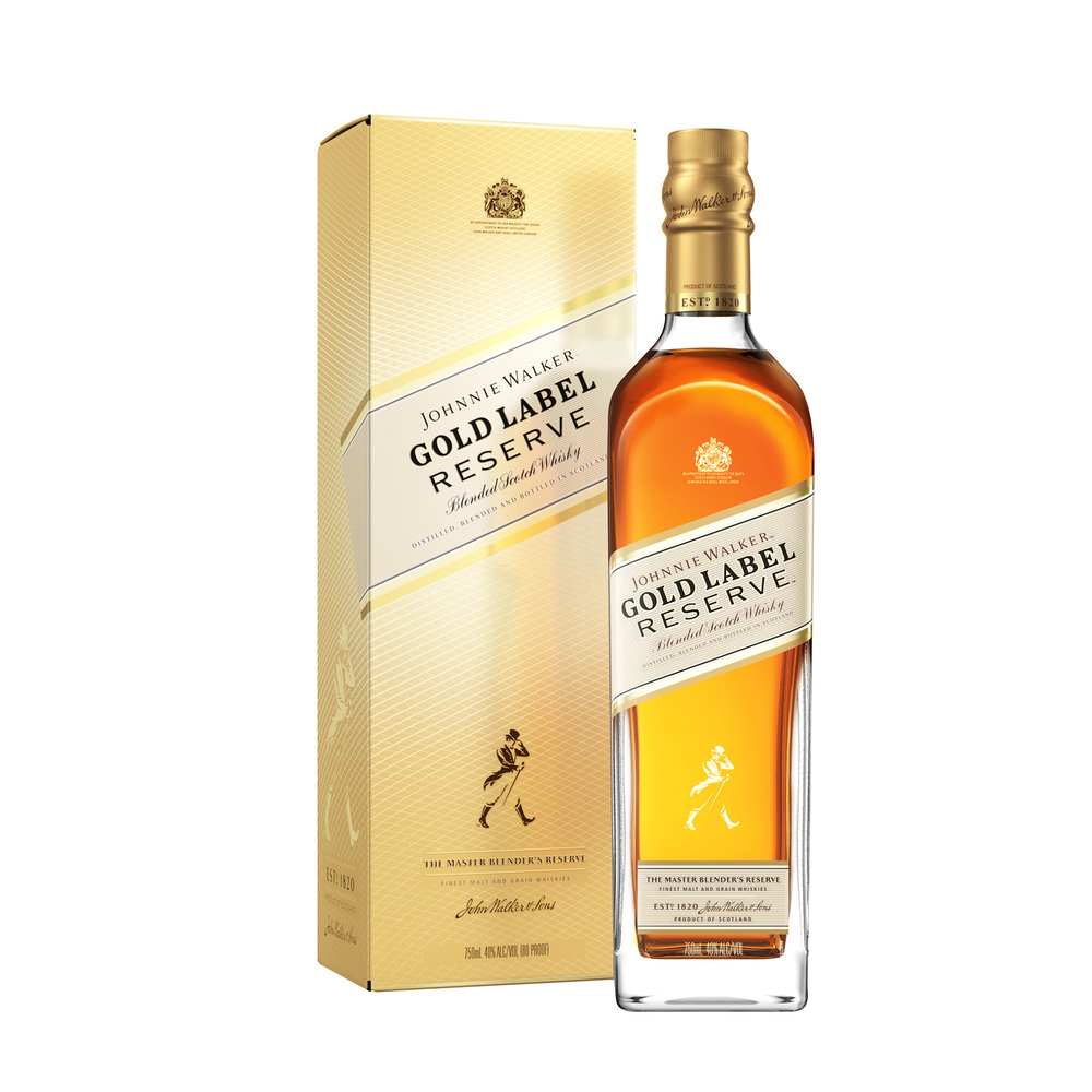 WHISKY JOHNNIE WALKER GOLD LABEL RESERVE 750 ML.