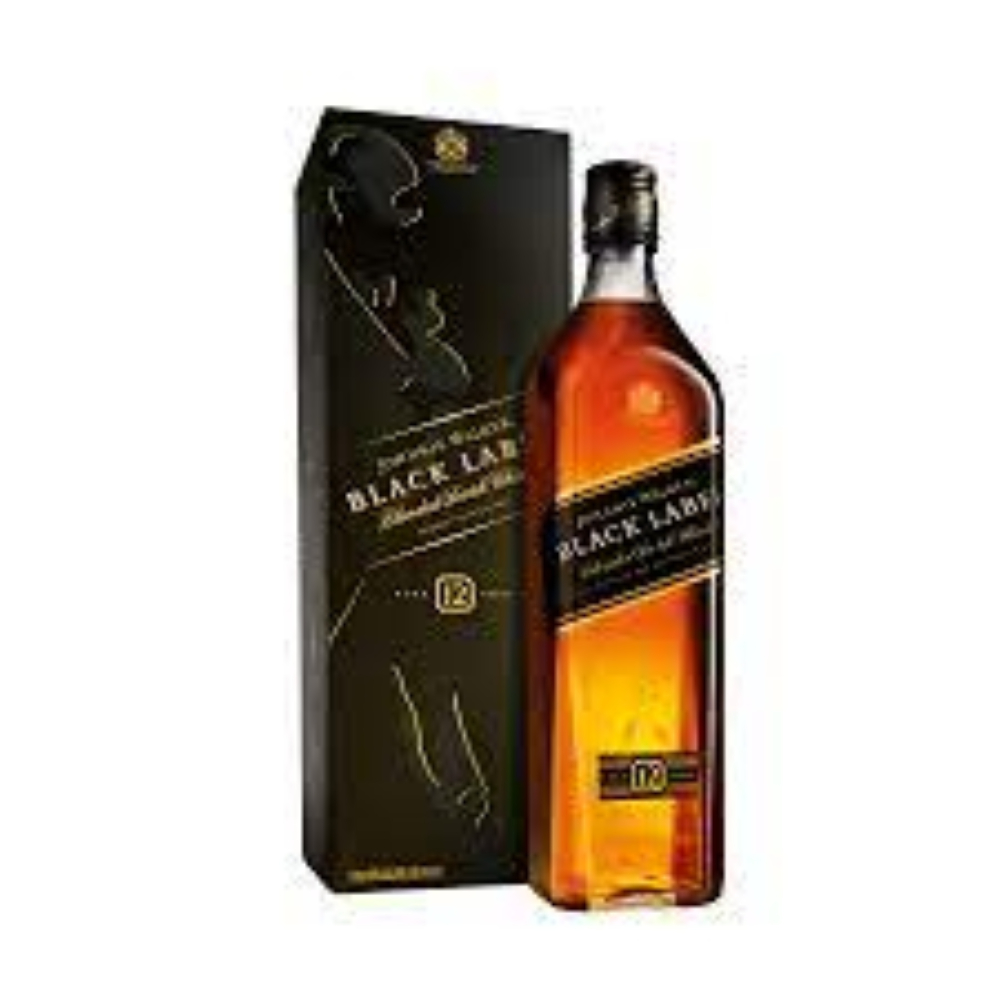 WHISKY JOHNNIE WALKER BLACK LABEL 750 ML.