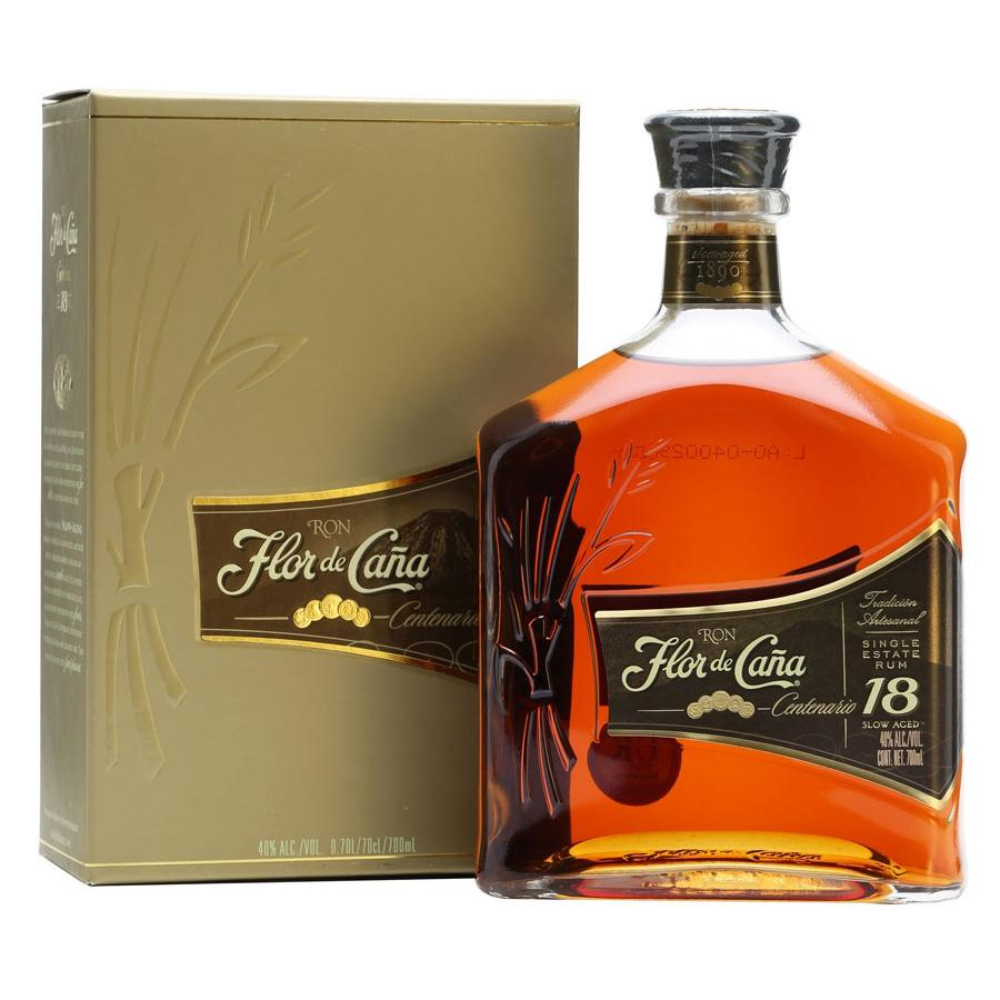 RON FLOR DE CAÑA 18 AÑOS 750 ML.