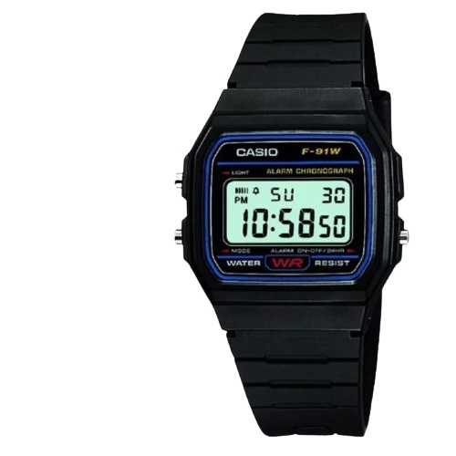 RELOJ DE PULSERA CASIO F-91W-1DG