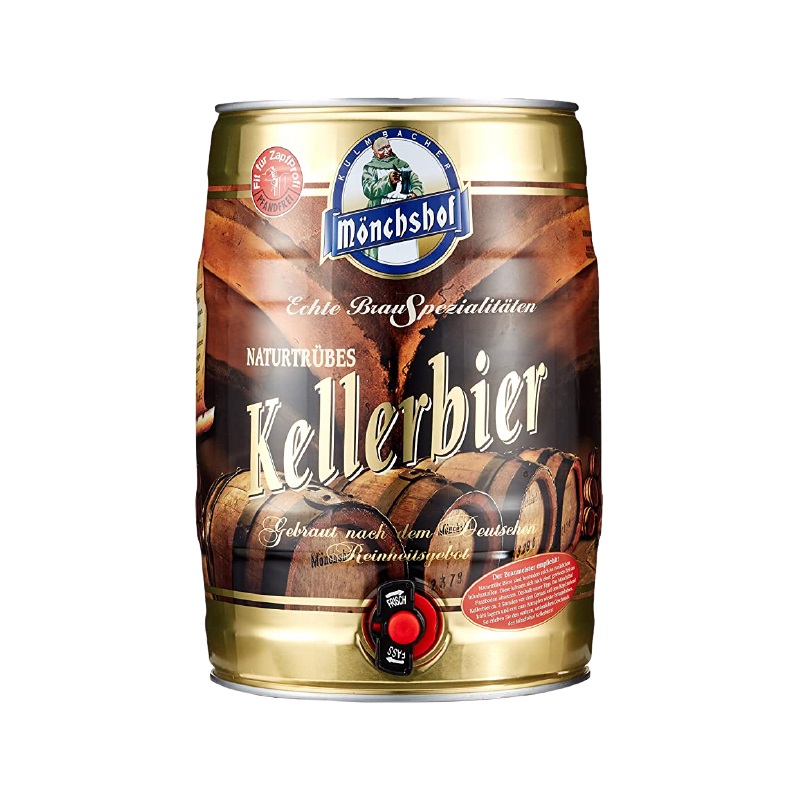 CERVEZA MONCHSHOF KELLERBIER BARRIL 5 LT