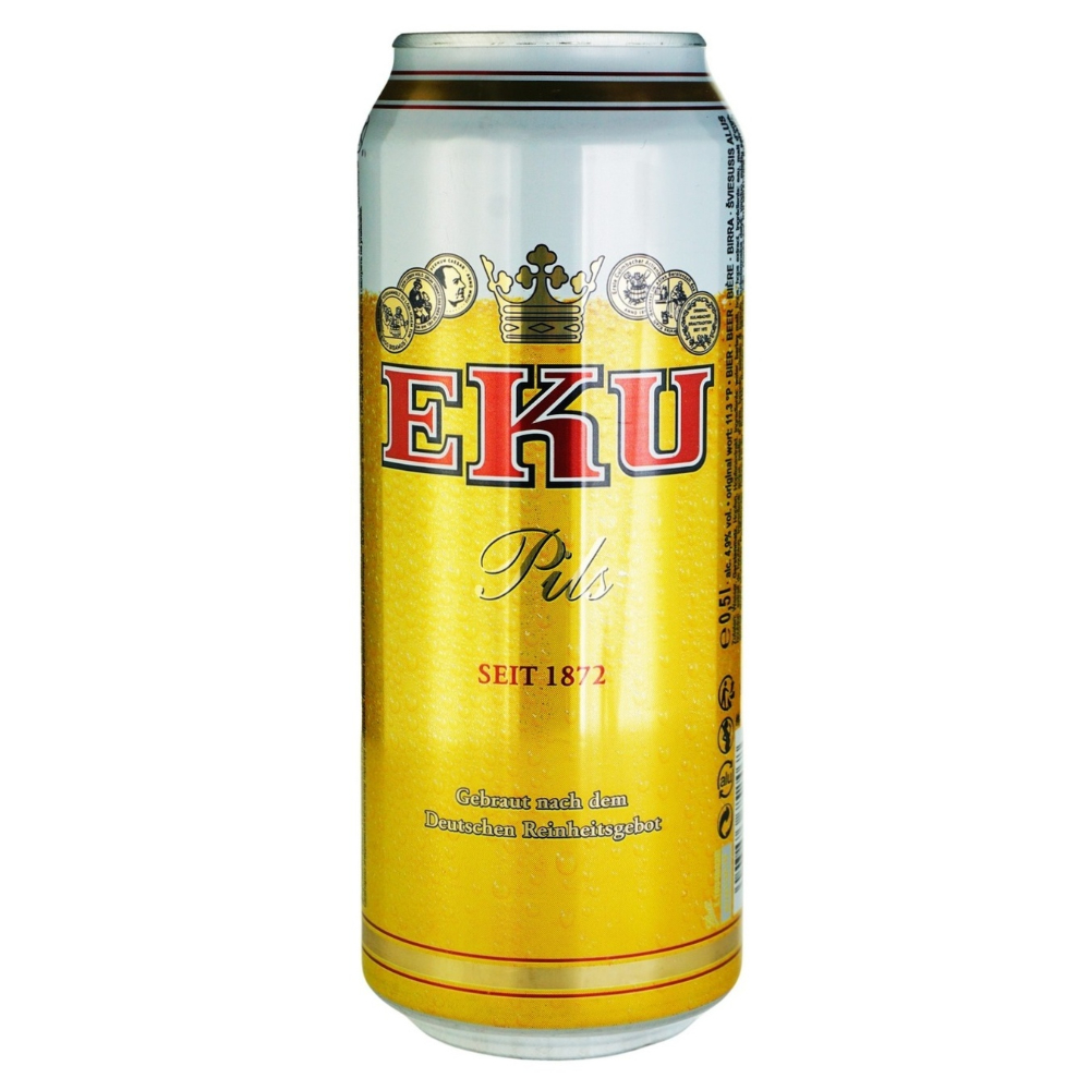 CERVEZA EKU PILS LATA 500 ML 