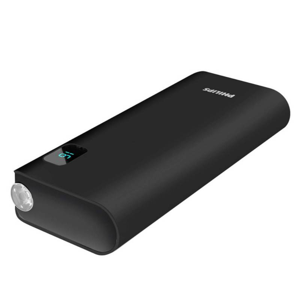 BATERIA PORTATIL 10000MAH PHILIPS DLP10016B BLACK 