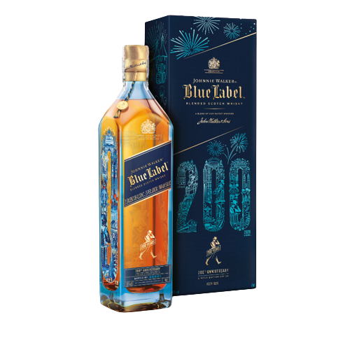 WHISKY J.WALKER BLUE LABEL 1 LT EDIC. ANIVERSARIO