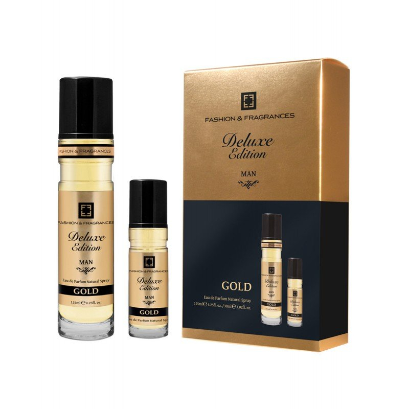FF DELUXE EDITION GOLD MAN EDP 125 ML + 30 ML  FASHION Y FRAGANCES