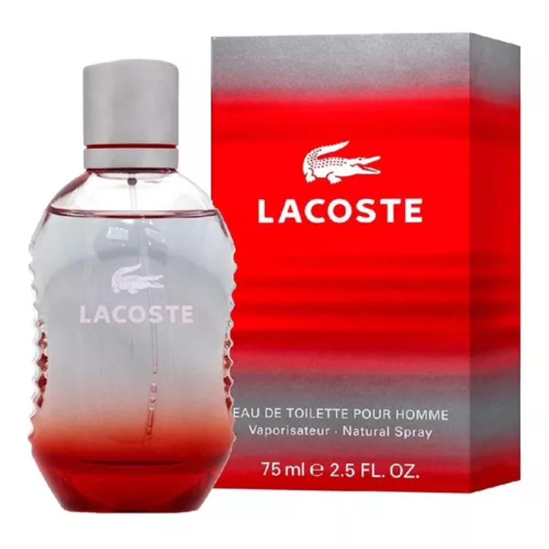 LACOSTE RED EDT 75ML MEN